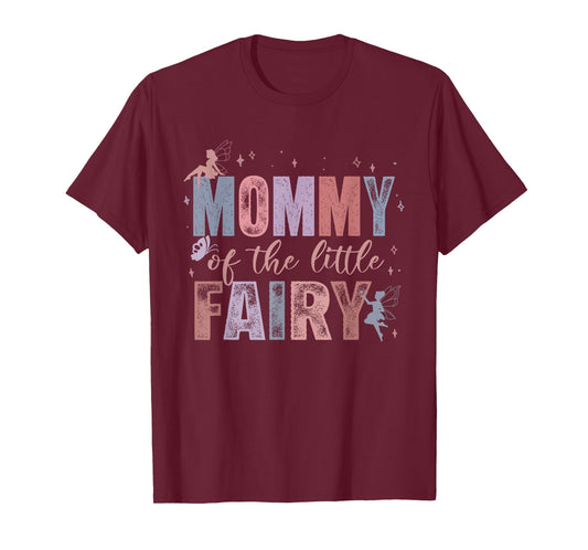Mommy of The Little Fairy 1St Birthday Girl Fairytale T-Shirt