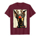 Funny Christmas Doberman Dog Holiday Lights Festive Animal T-Shirt