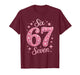 Six Seven 67 BirthdayAlpha Slang Gen 67th Number 67 T-Shirt