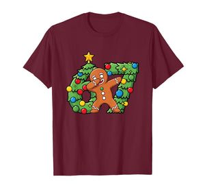 Dabbing 67 Gingerbread Santa Christmas Men Xmas Cookie T-Shirt