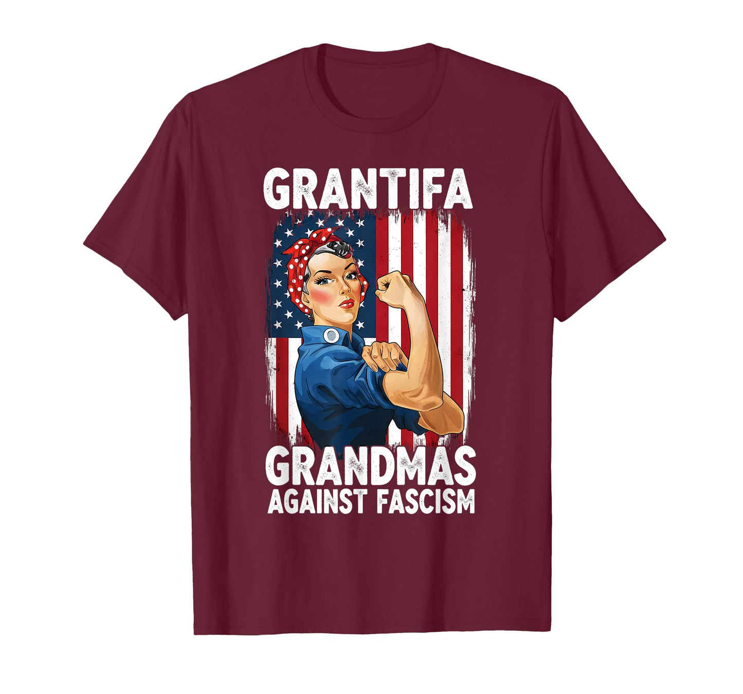 Grantifa Grandmas Against Fascism Feminist Political T-Shirt