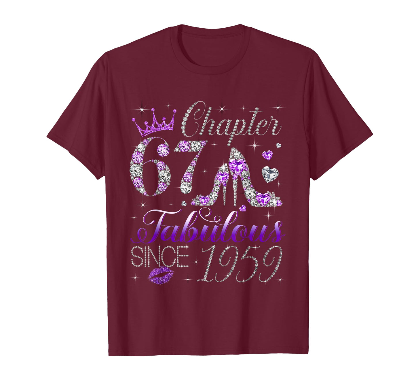 Chapter 67 Fabulous Since 1959 67Th Birthday Women Girls T-Shirt