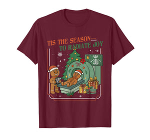 Radiology Technologist Christmas Gingerbread X-ray Holiday T-Shirt