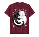 Yin and Yang Pet Cat Black White Cats T-Shirt