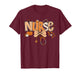 Retro Pumpkin Nurse Life Stethoscope Fall Autumn Nurse T-Shirt