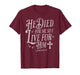 He Died for Me So I Live for Him Christian Cross Bible Verse T-Shirt