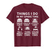 Things I Do in My Spare Time Funny Car Enthusiast Car Lover T-Shirt