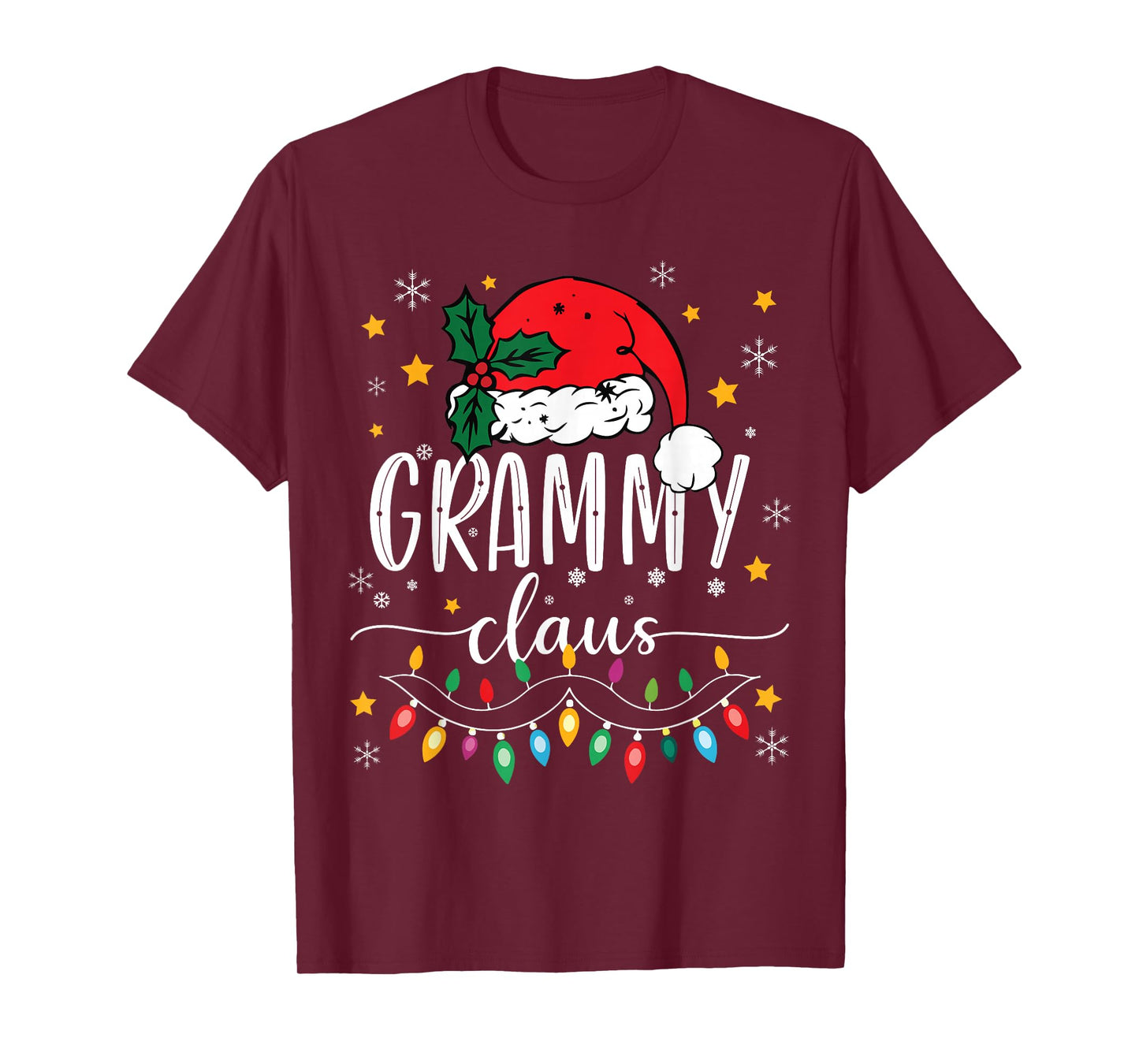 Grammy Claus Xmas Santa Funny Christmas Matching Family T-Shirt