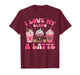 I Love My Class A Latte Valentine Teacher Girl Women Kid T-Shirt