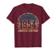 72 Year Old Gifts Vintage 1954 Limited Edition 72nd Birthday T-Shirt