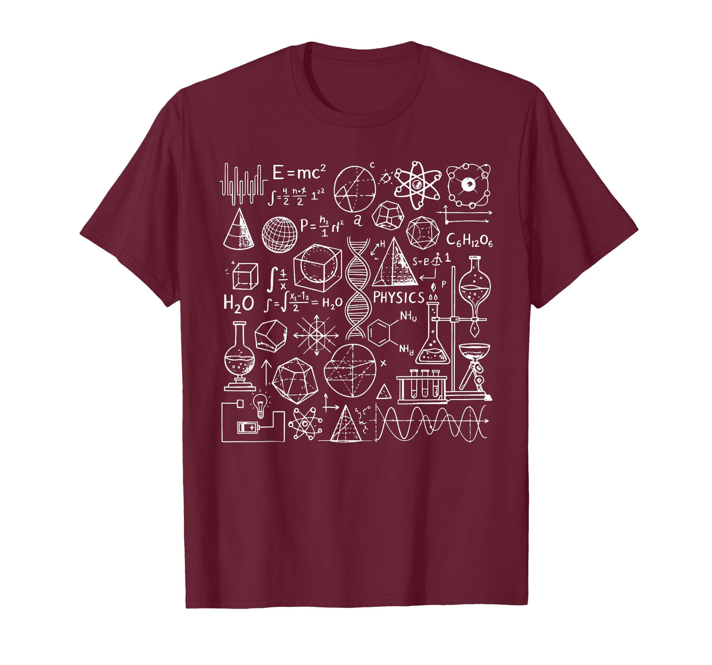 Formula Geometry Physics Math Chemistry Biology Science T-Shirt