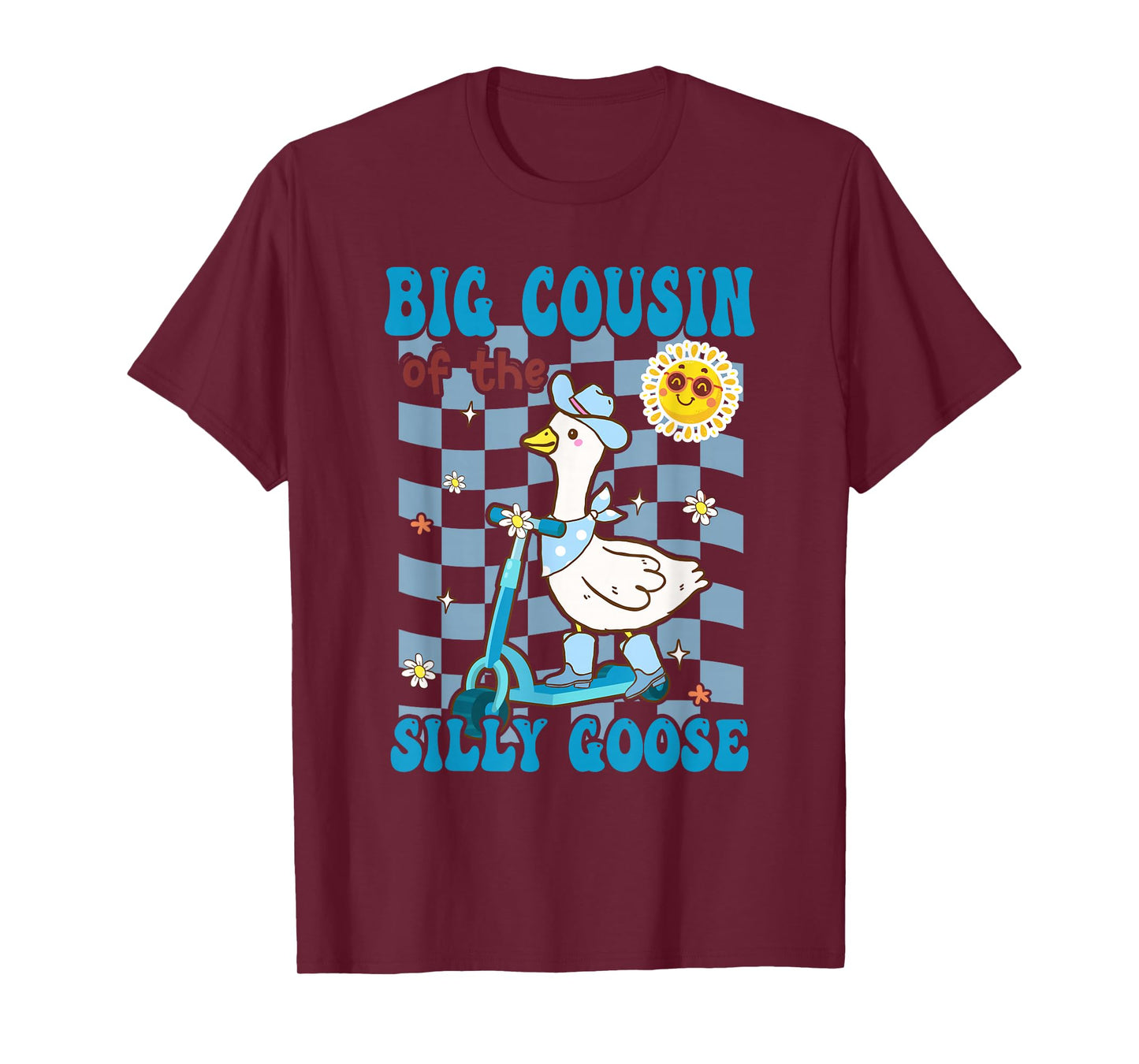 Big Cousin of The Silly Goose First Birthday Family Matching T-Shirt