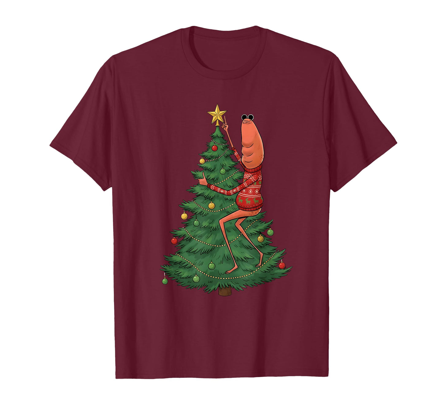 Where is Jimbo James Marcus The Worm Christmas T-Shirt