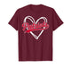 Vintage Patriot Vintage Heart Design Men Women Kids T-Shirt
