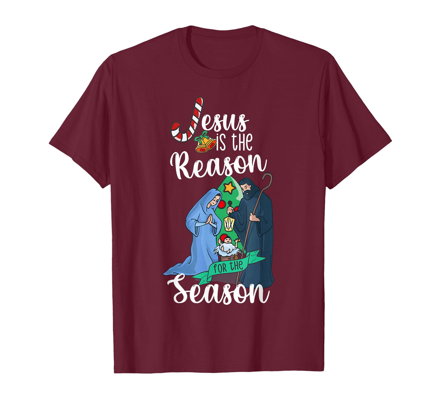 Christ Jesus is The Reason for The Season T Sign Christmas T-Shirt