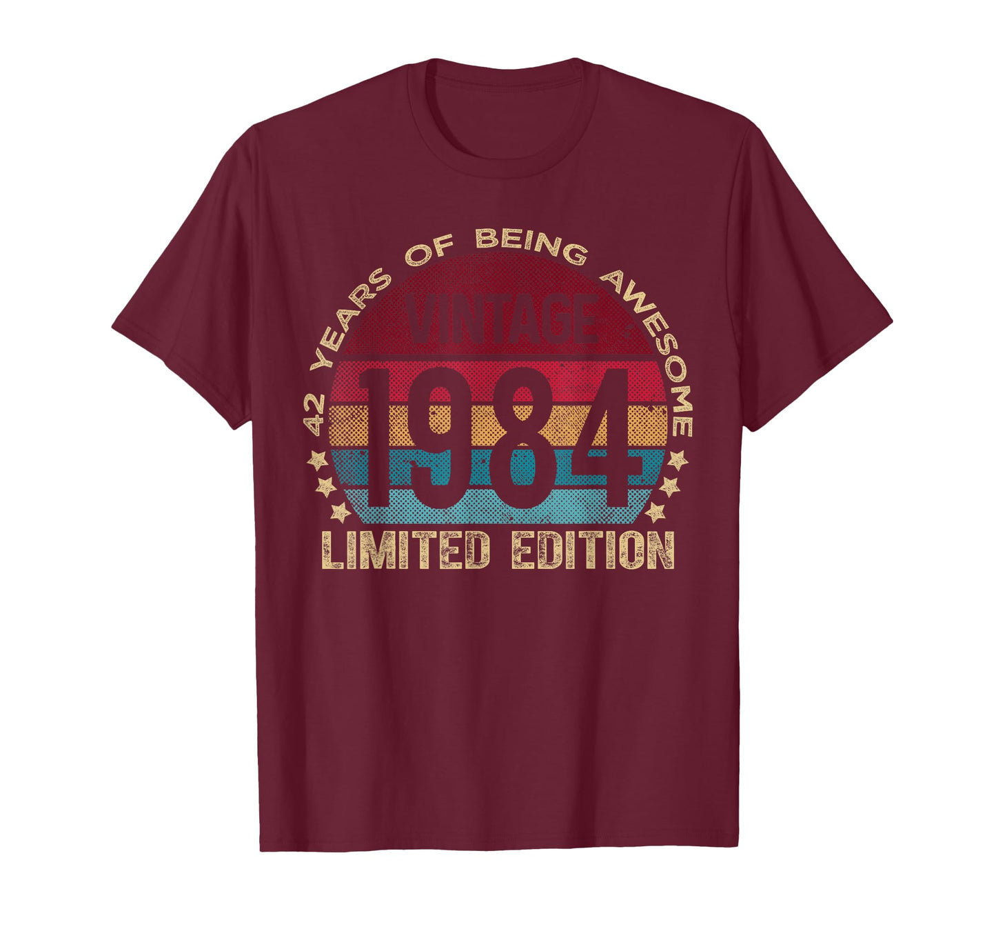 42 Year Old Gifts Vintage 1984 Limited Edition 42nd Birthday T-Shirt