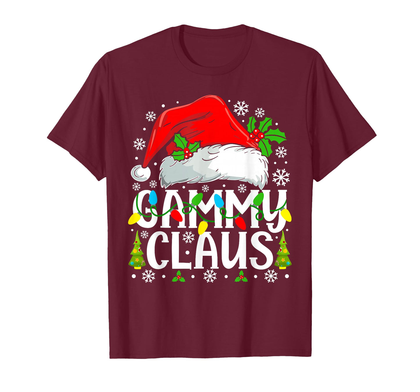 Gammy Claus Funny Christmas Family Matching T-Shirt