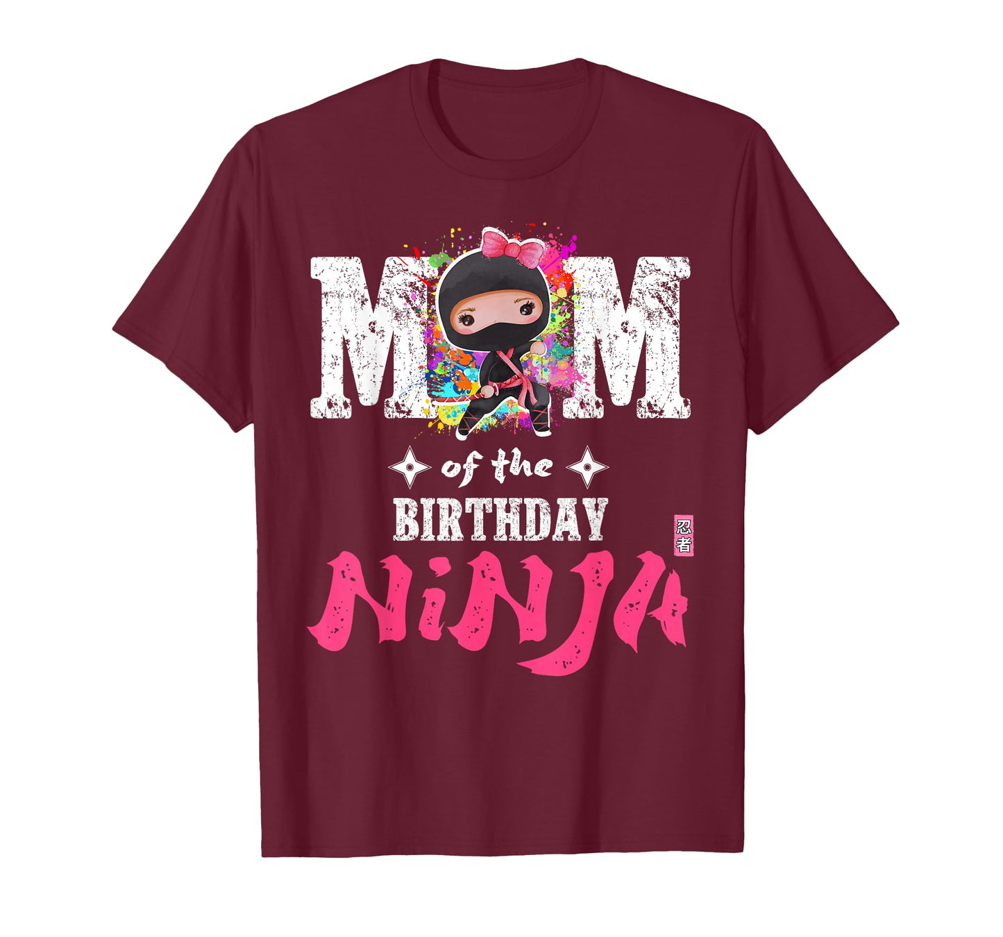 Mom of The Birthday Ninja T-Shirt