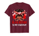 Black History is My Valentine Messy Bun African American T-Shirt