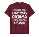 This is My Christmas Pajama Now Give Me Candy Xmas Lights T-Shirt
