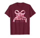 Sweet Sassy & Six 6 Coquette Bow Girls 6th Birthday Est 2020 T-Shirt