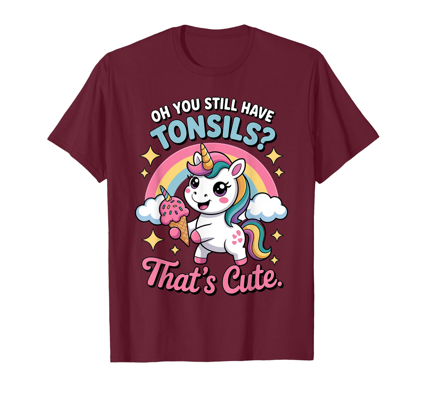 Tonsil Removal Art for Women Girls Tonsillectomy Tonsils Out T-Shirt