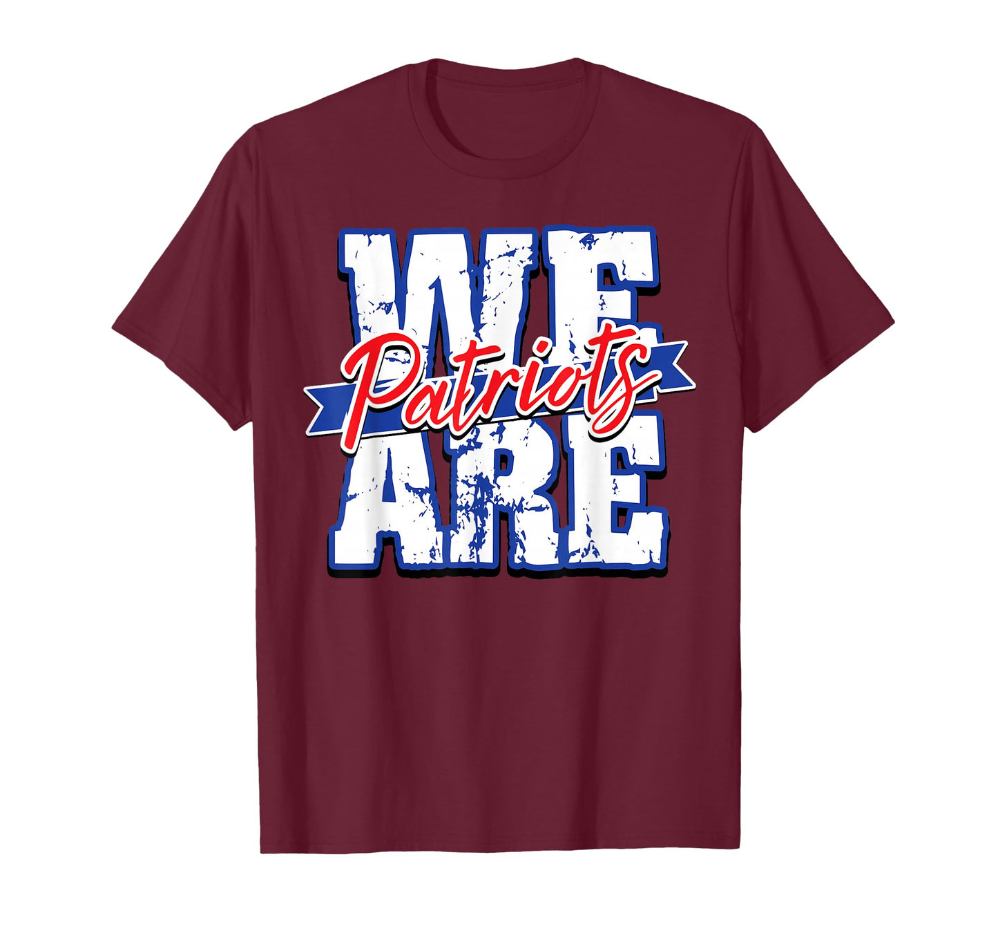 Patriots Back to School Spirit RWB T-Shirt