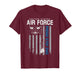 US Air Force Proud Step Dad Flag American Family Matching T-Shirt