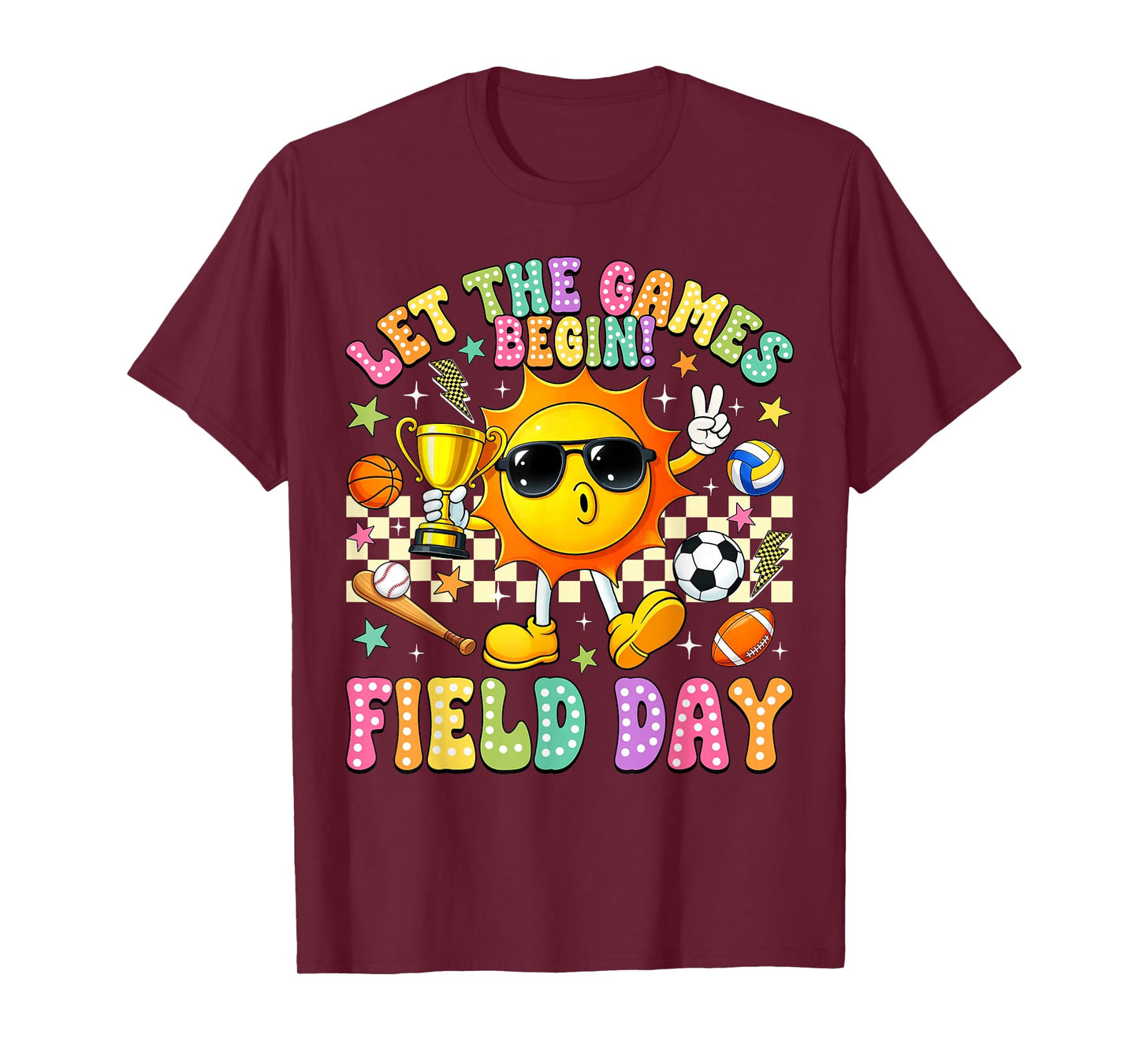 Field Day Let The Games Begin Teachers Kids Field Day 2026 T-Shirt