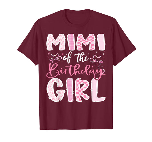 Mimi of The Birthday Girl Pink Coquette Bow Family T-Shirt