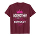Godmother of The Sweet Sixteen Bday Girl 16th Pink Crown T-Shirt