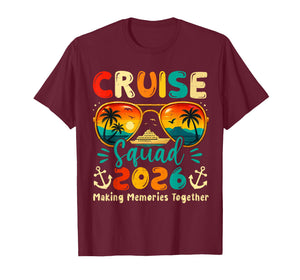 Cruise Squad 2026 Family Group Matching Summer Vacation T-Shirt