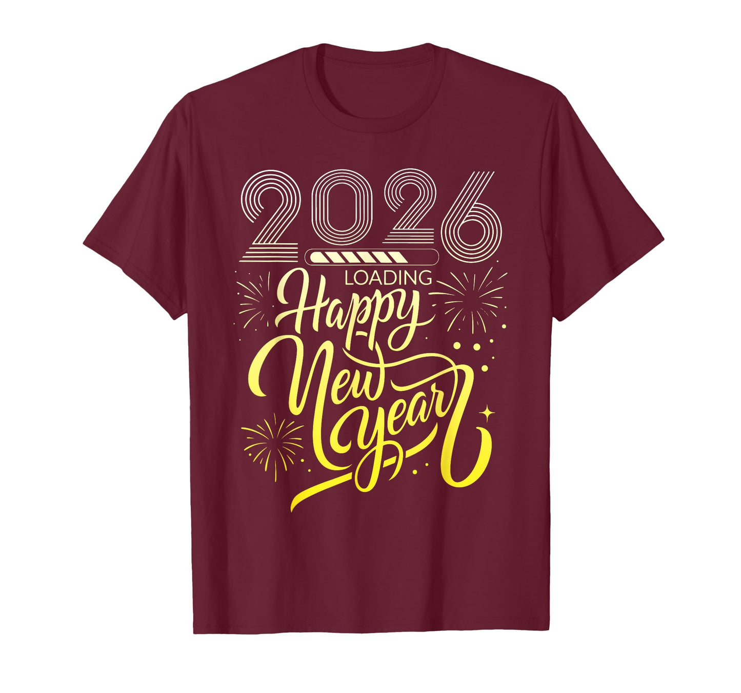 Happy New Year Party 2026 Family Matching Men Women T-Shirt