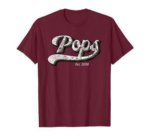 Pops New Grandpa Est 2026 T-Shirt
