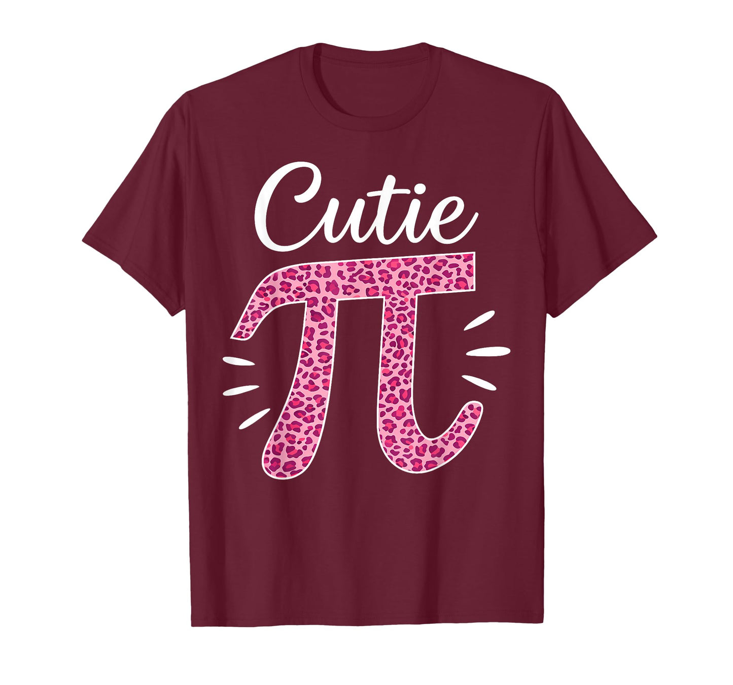 Cutie Pi Leopard Pi Day Math Teachers Students Kids T-Shirt