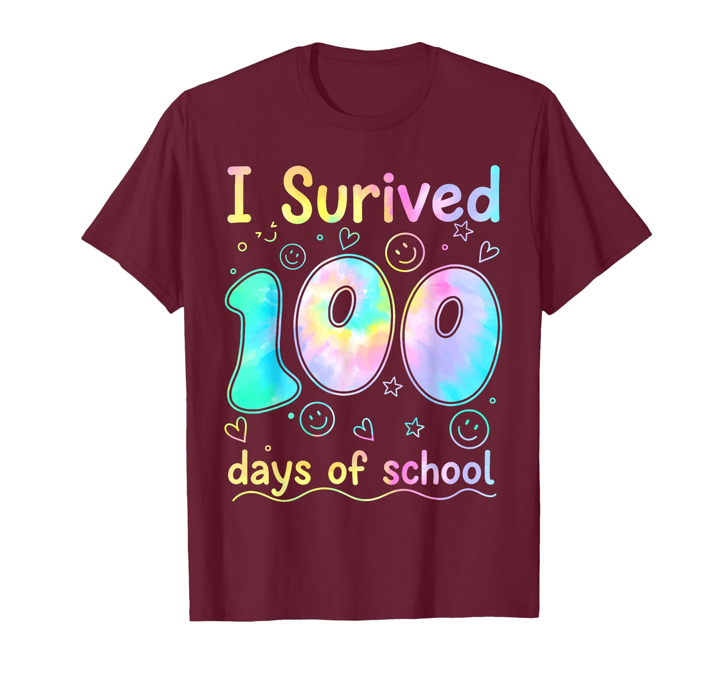 I Survived 100 Days of School Students Teachers 100th Day T-Shirt