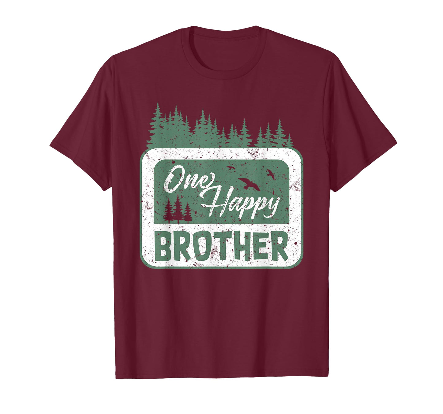 One Happy Brother Camper 1St Birthday Camping Bear T-Shirt