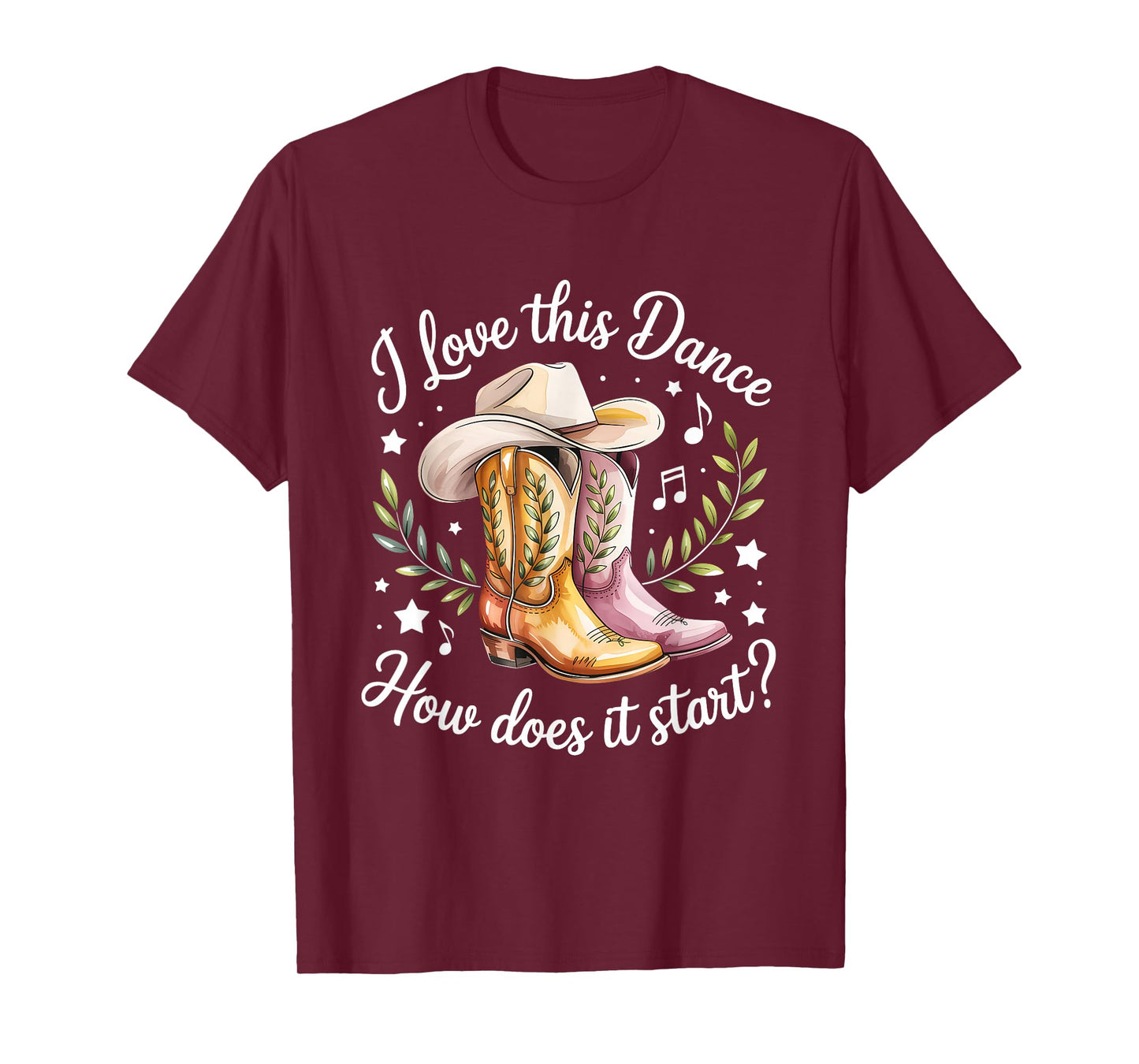 I Love This Dance How Does It Start Line Dance T-Shirt
