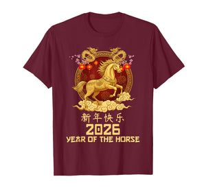 Chinese New Year 2026 Year of The Horse 2026 Lunar New Year T-Shirt