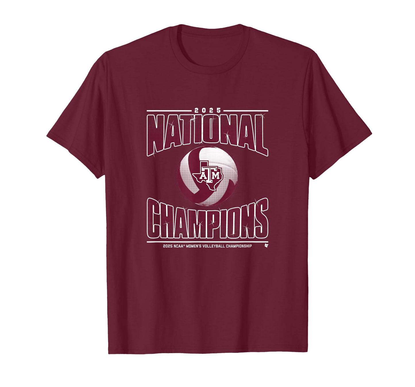Texas A&M Women's Volleyball - 2025 NCAA Champions T-Shirt