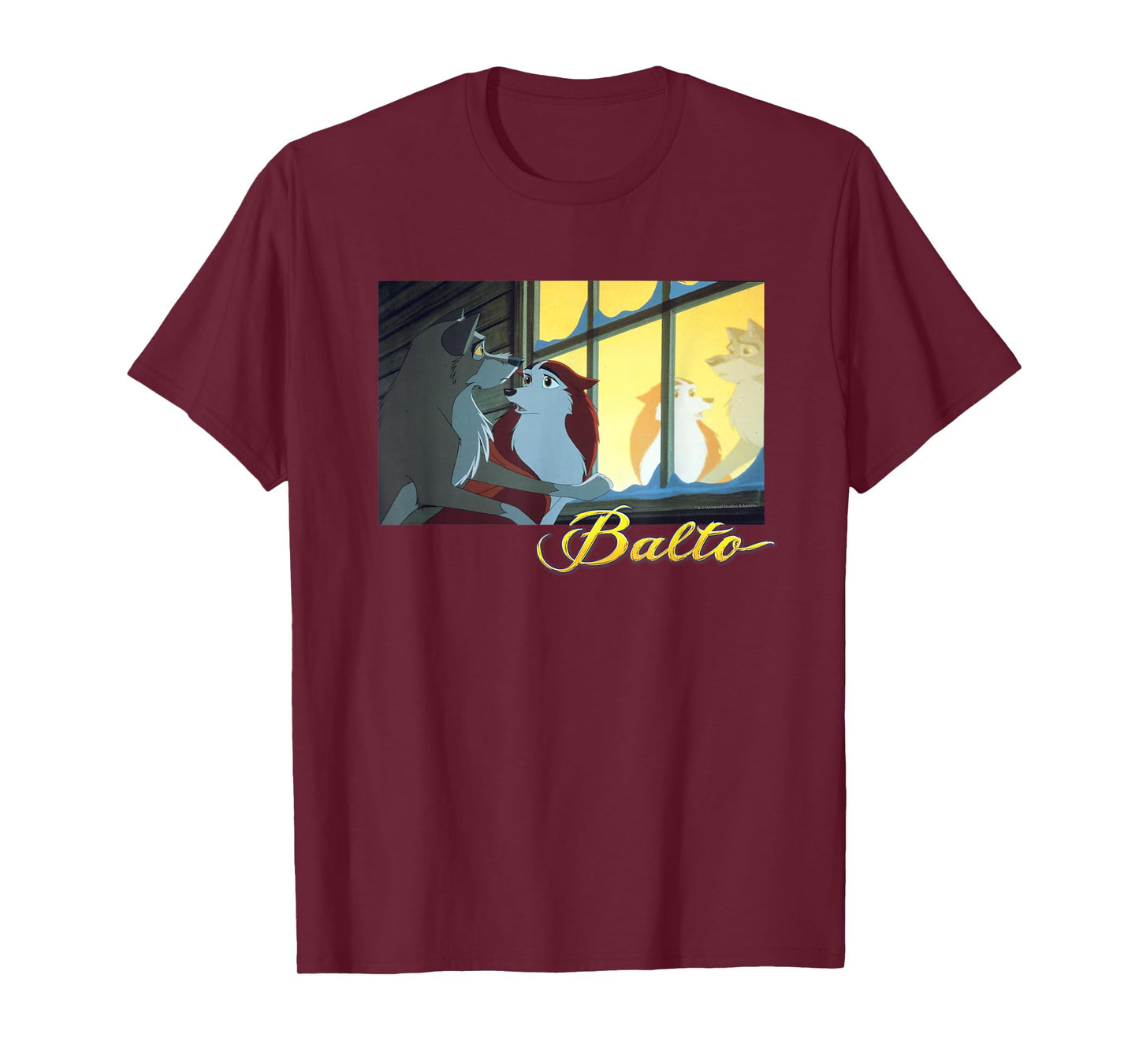 Balto and Jenna Window Scene Watching Over Rosy T-Shirt