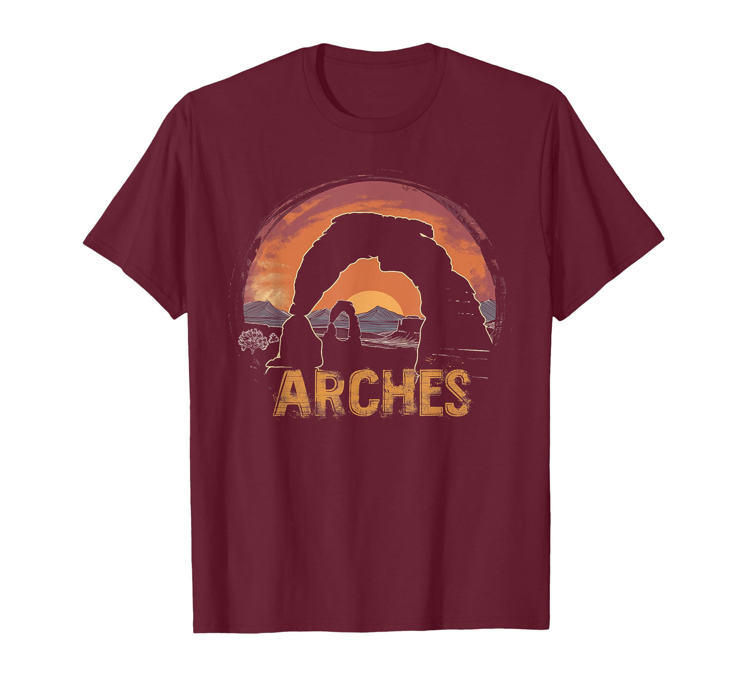 Arches - US National Park Vintage Men Women T-Shirt