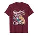 Book Lover Reading Makes Me Cappy Pun Capybara Reading T-Shirt