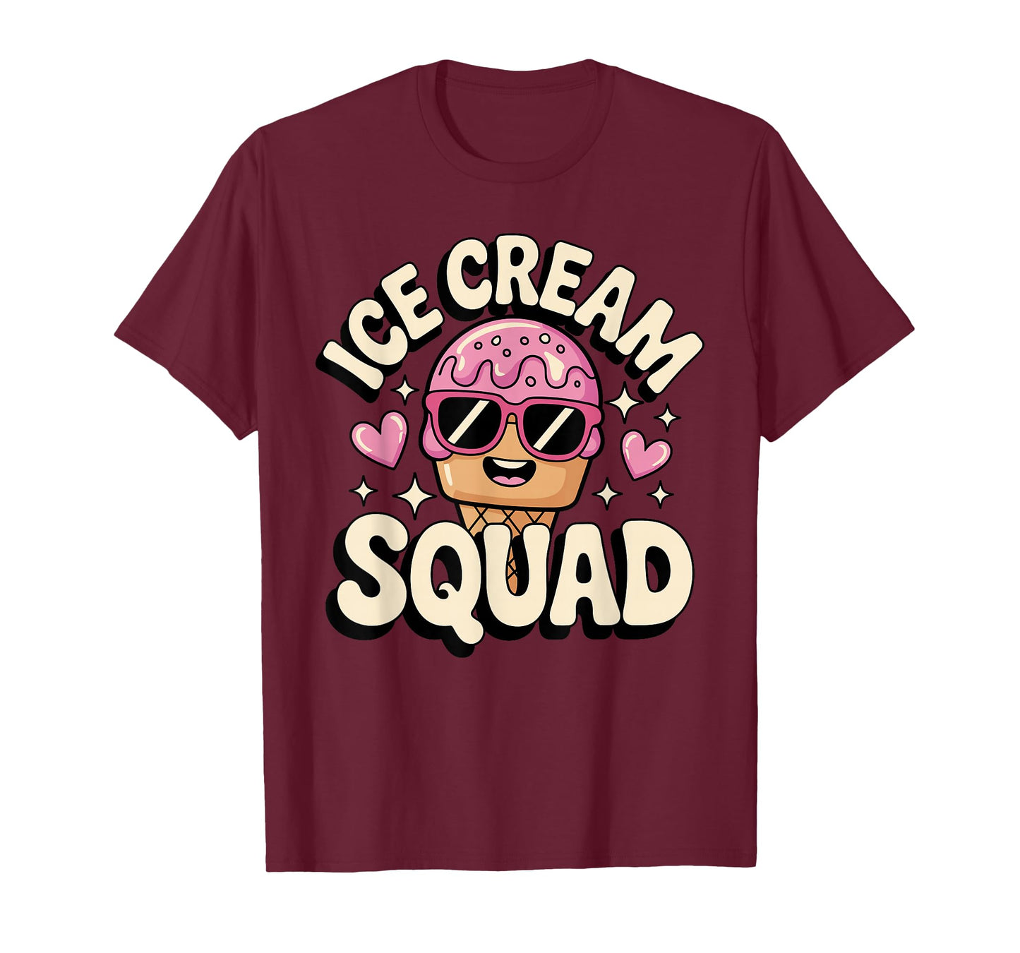 Cool Ice Cream Costume for Men Women Dessert Ice Cream Lover T-Shirt