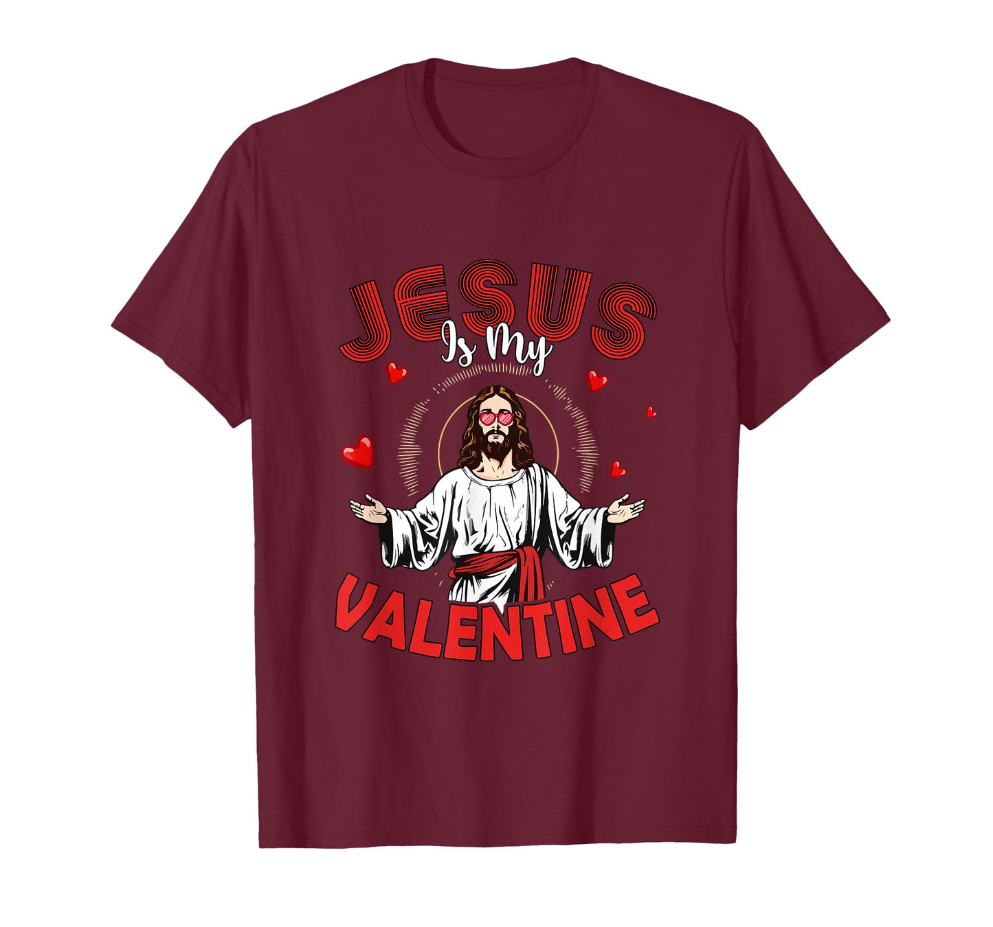 My Valentine Jesus Christian Lover Matching Family Kids T-Shirt