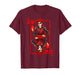Classic Whimsical Queen of Hearts Sunglasses Playing Card T-Shirt