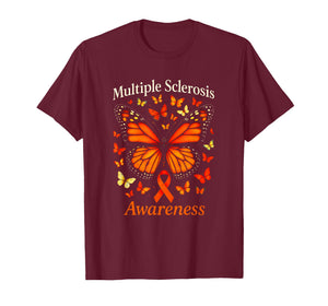 Multiple Sclerosis Awareness - Butterfly Support T-Shirt