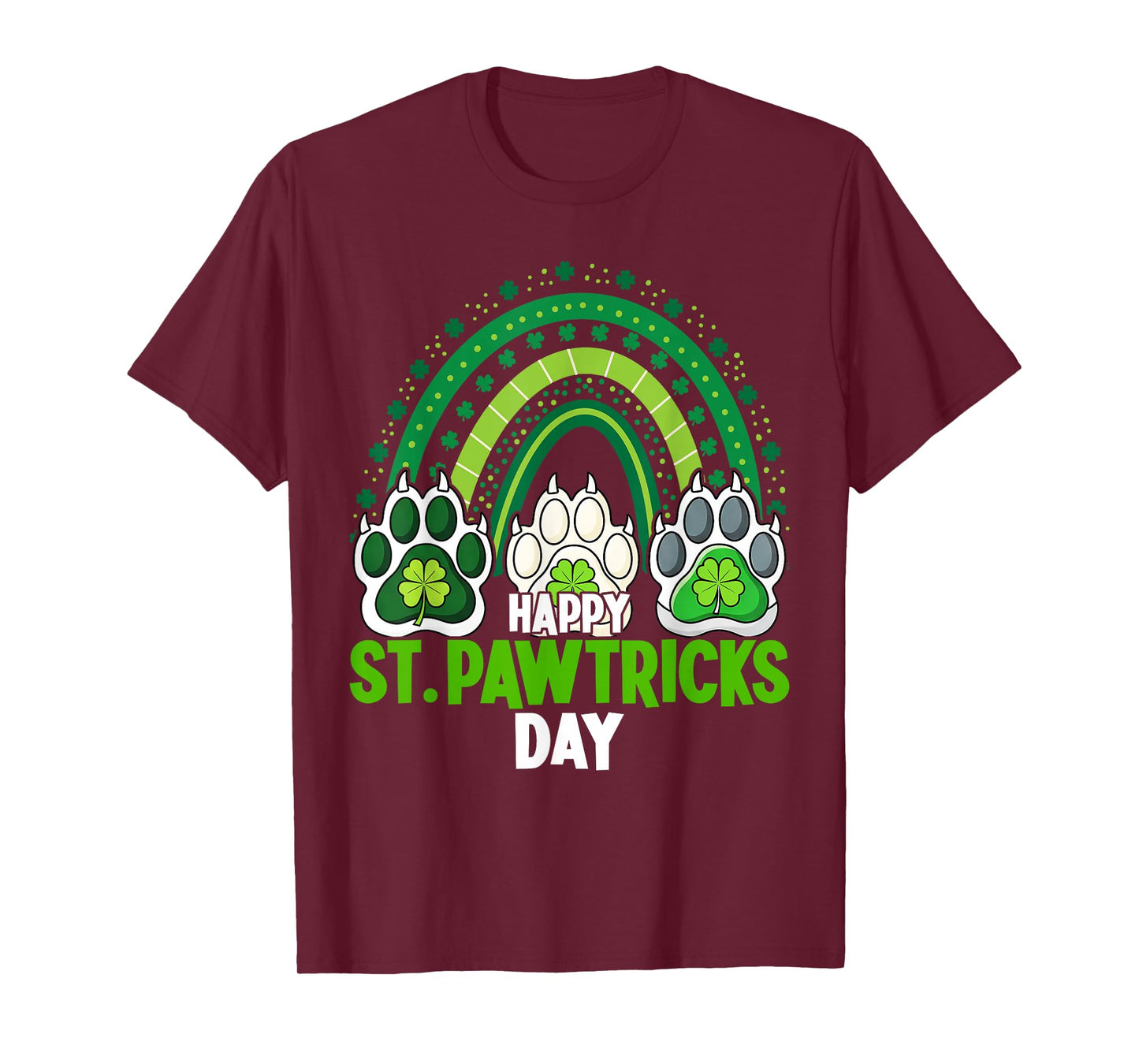 Happy Pawtricks, St Patrick's Day Cat and Dog T-Shirt