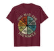Vintage You May Ask Yourself Once in A Lifetime Pie Chart T-Shirt