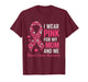 I Wear Pink for My Mom and Me Breast Cancer Awareness T-Shirt